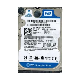Western Digital WD5000BPVT-75HXZT1 Scorpio Blue 500GB SATA 3Gb/s Laptop Hard Drive