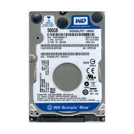 Western Digital WD5000LPVT-08G33T1 Scorpio Blue 500GB SATA 3Gb/s Laptop Hard Drive