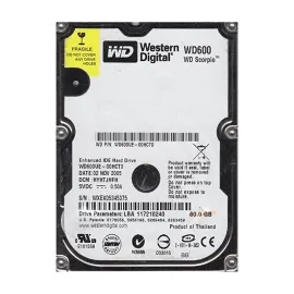 Western Digital WD600UE-00HCT0 Scorpio 60GB EIDE Laptop Hard Drive