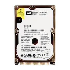 Western Digital WD600VE Scorpio 60GB EIDE Laptop Hard Drive