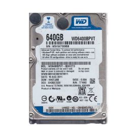 Western Digital WD6400BPVT-80HXZT3 Scorpio Blue 640GB SATA 3Gb/s Laptop Hard Drive