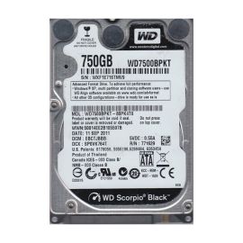 Western Digital WD7500BPKT-80PK4T0 Scorpio Black 750GB SATA 3Gb/s Desktop Hard Drive