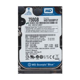 Western Digital WD7500BPVT-00HXZT3 Scorpio Blue 750GB SATA 3Gb/s Laptop Hard Drive