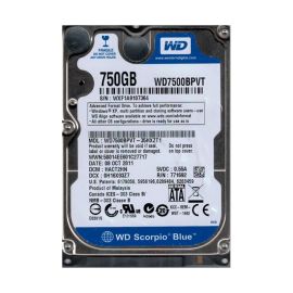 Western Digital WD7500BPVT-35HXZT1 Scorpio Blue 750GB SATA 3Gb/s Laptop Hard Drive