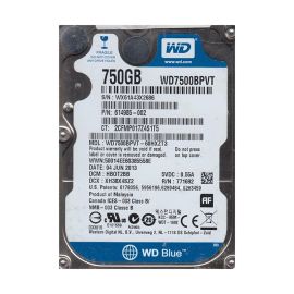 Western Digital WD7500BPVT-60HXZT3 Scorpio Blue 750GB SATA 3Gb/s Laptop Hard Drive