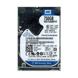 Western Digital WD7500BPVT-75A1YT0 Scorpio Blue 750GB SATA 3Gb/s Laptop Hard Drive
