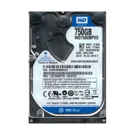 Western Digital WD7500BPVX-00JC3T0 Blue 750GB SATA 6Gb/s Desktop Hard Drive