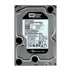 Western Digital WD7501AAES-75W7A0 Caviar Black 750GB SATA 3Gb/s Desktop Hard Drive