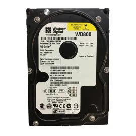 Western Digital WD800BB-22JHA0 Caviar 80GB EIDE Server Hard Drive