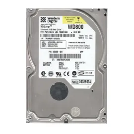 Western Digital WD800BB-60CCB0 Caviar 80GB EIDE Server Hard Drive