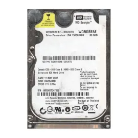 Western Digital WD800BEAE-00UWT0 Scorpio 80GB Ultra ATA / 100 Laptop Hard Drive