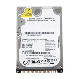 Western Digital WD800BEAE Scorpio 80GB Ultra ATA / 100 Laptop Hard Drive