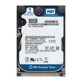 Western Digital WD800BEVE-00A0HT0 Scorpio Blue 80GB EIDE Laptop Hard Drive