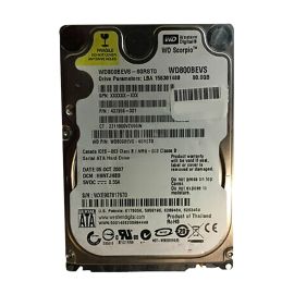 Western Digital WD800BEVS-60RST0 Scorpio Blue 80GB SATA 1.5Gb/s Laptop Hard Drive