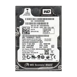 Western Digital WD800BJKT Scorpio Black 80GB SATA 3Gb/s Desktop Hard Drive