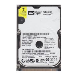 Western Digital WD800UE-00KVT0 Scorpio 80GB EIDE Laptop Hard Drive