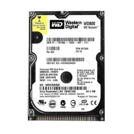 Western Digital WD800VE-75HDT0 80GB ATA-100 Laptop Hard Drive